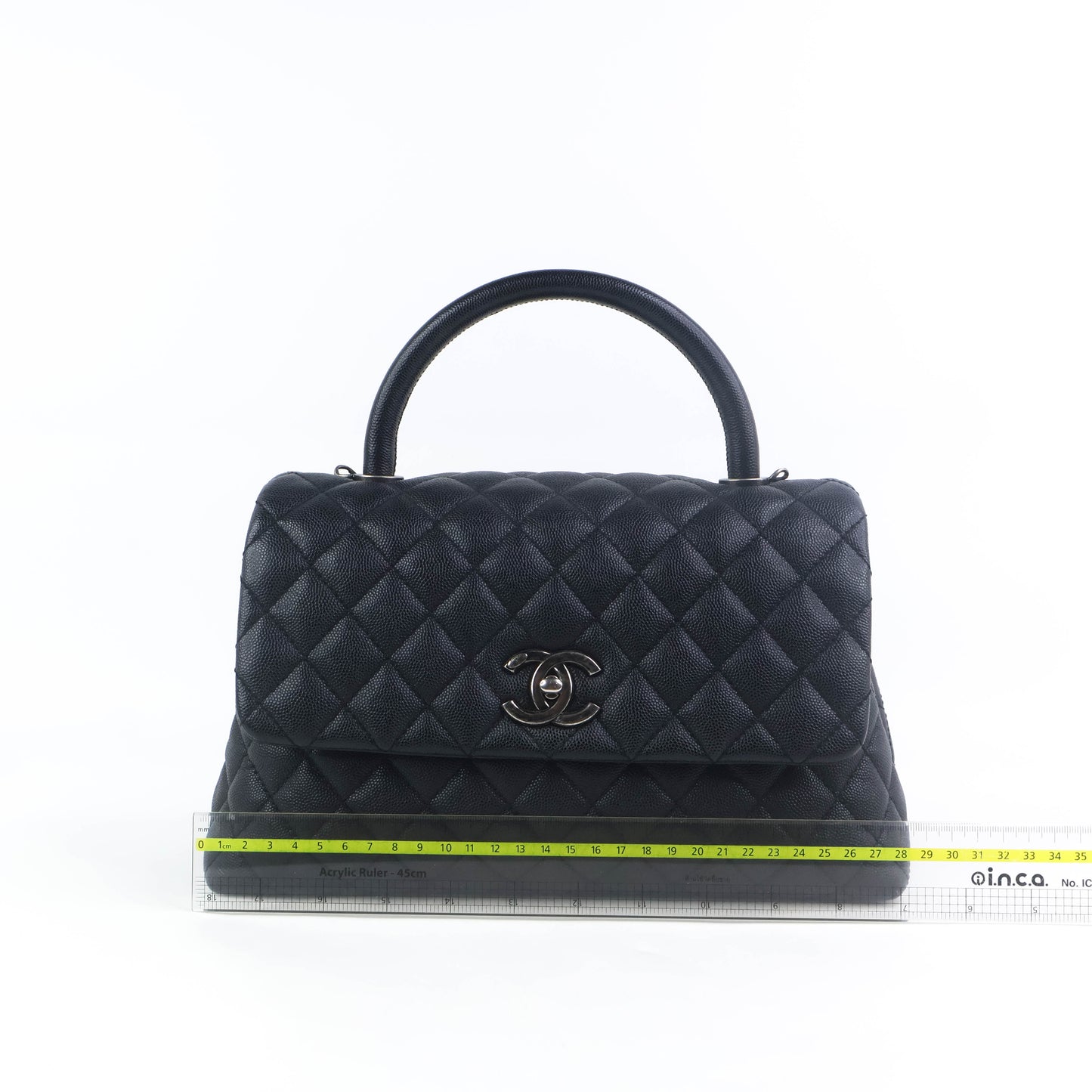 Chanel Coco Handle Medium Black Caviar
