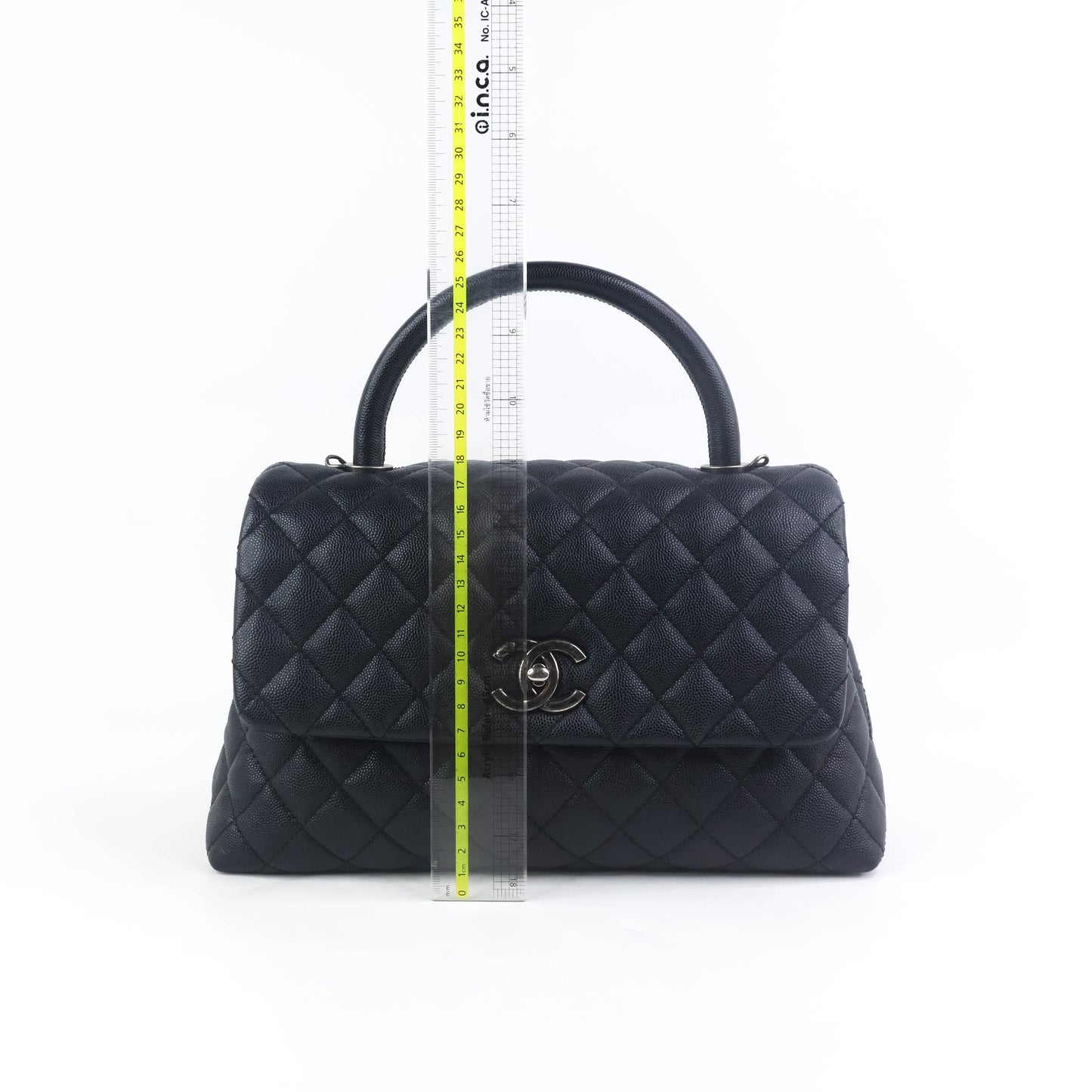 Chanel Coco Handle Medium Black Caviar