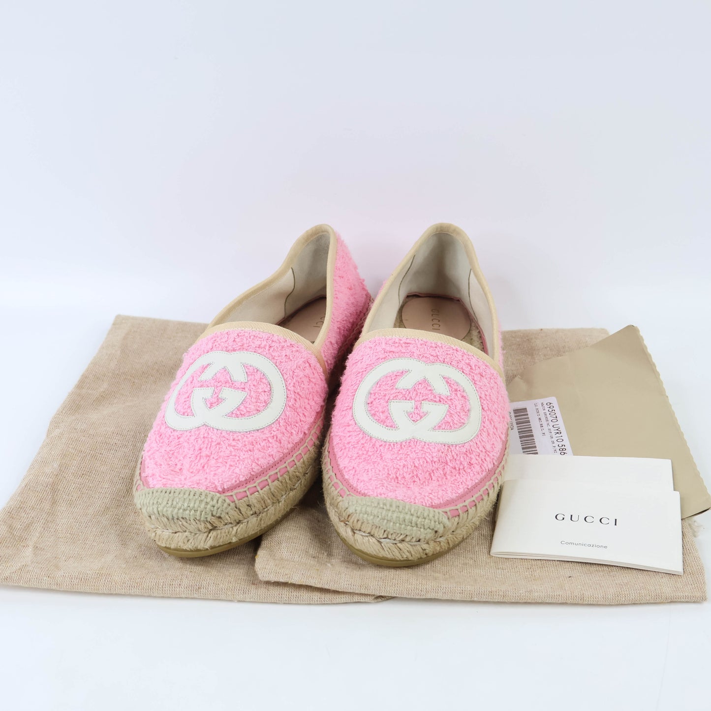 Gucci Espadrilles Terry Pink 39