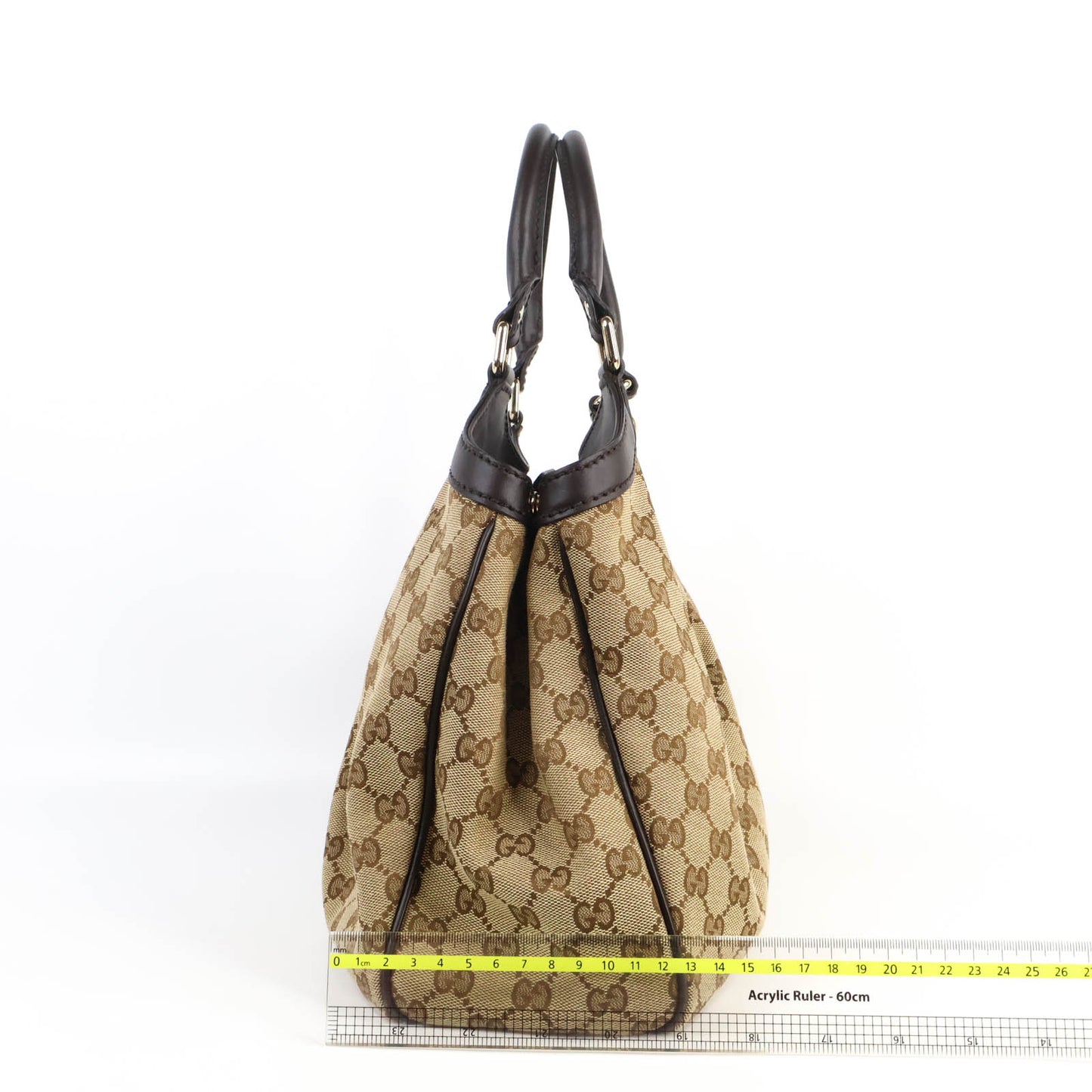 Gucci Tote Bag Canvas GG Brown