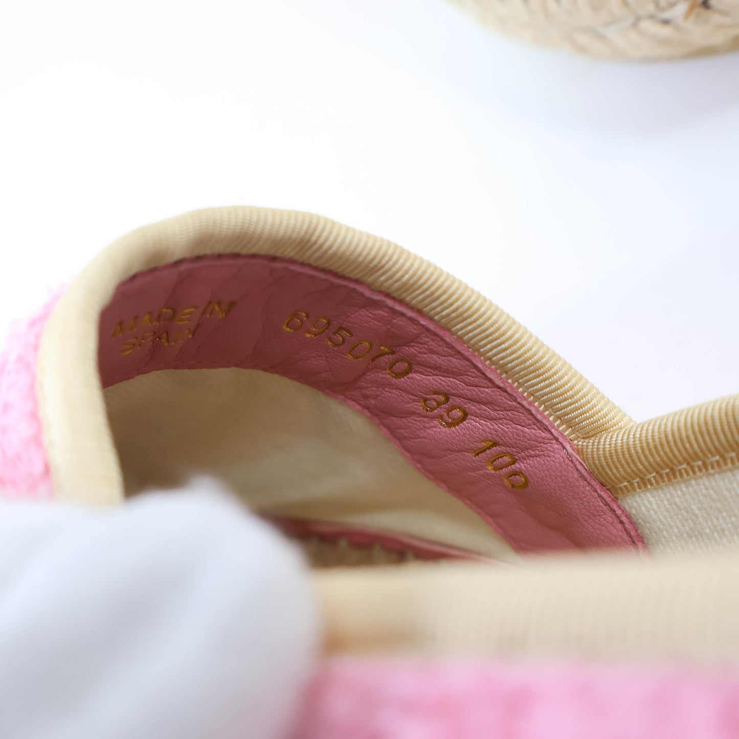 Gucci Espadrilles Terry Pink 39