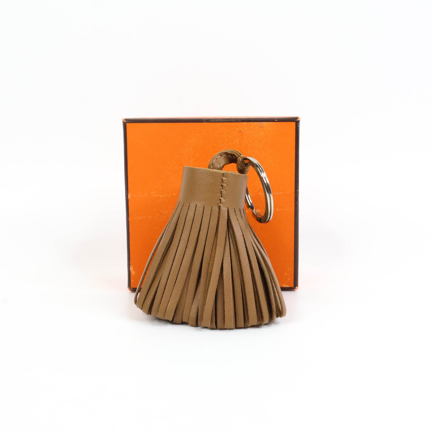 Hermes Carmen Key Ring Brown