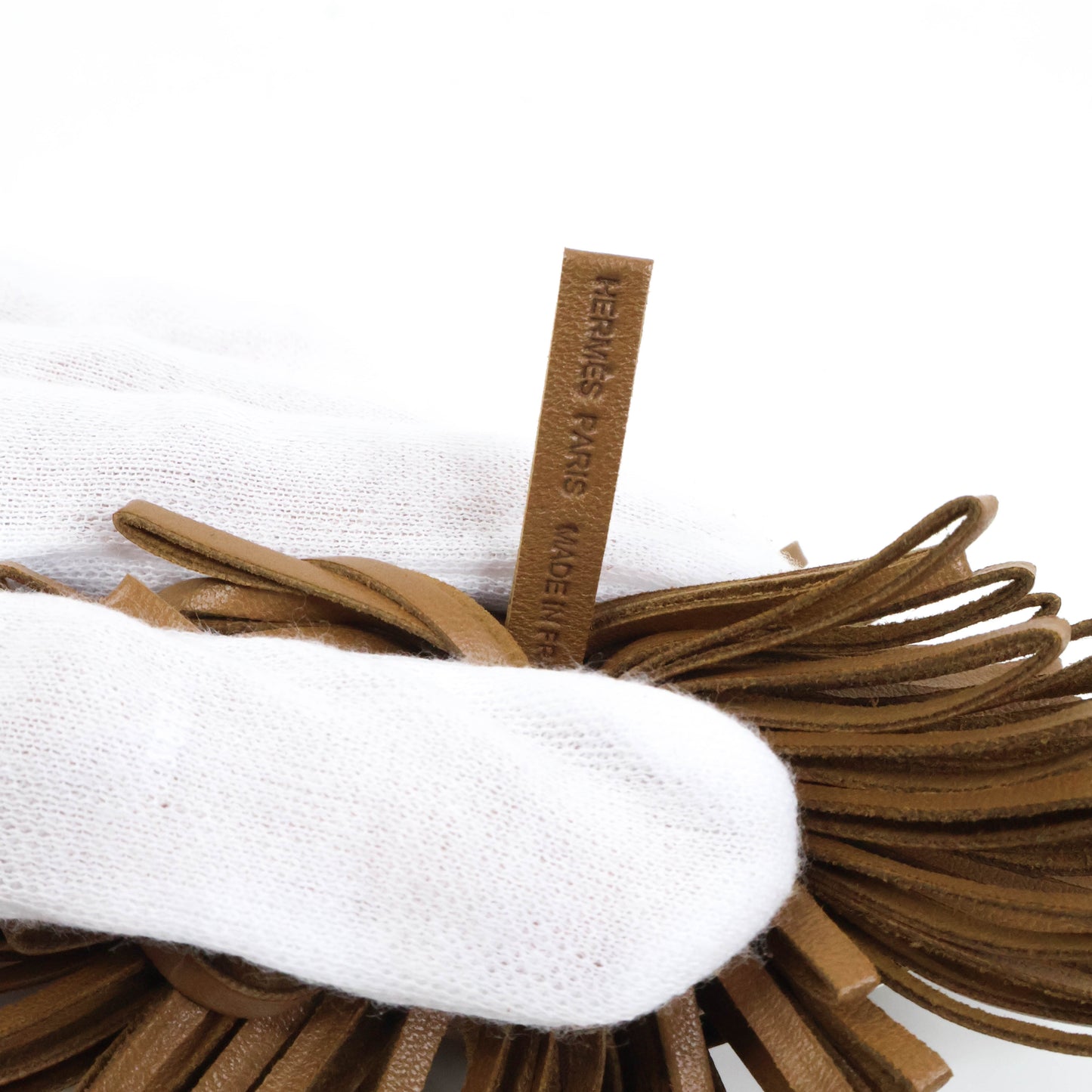 Hermes Carmen Key Ring Brown