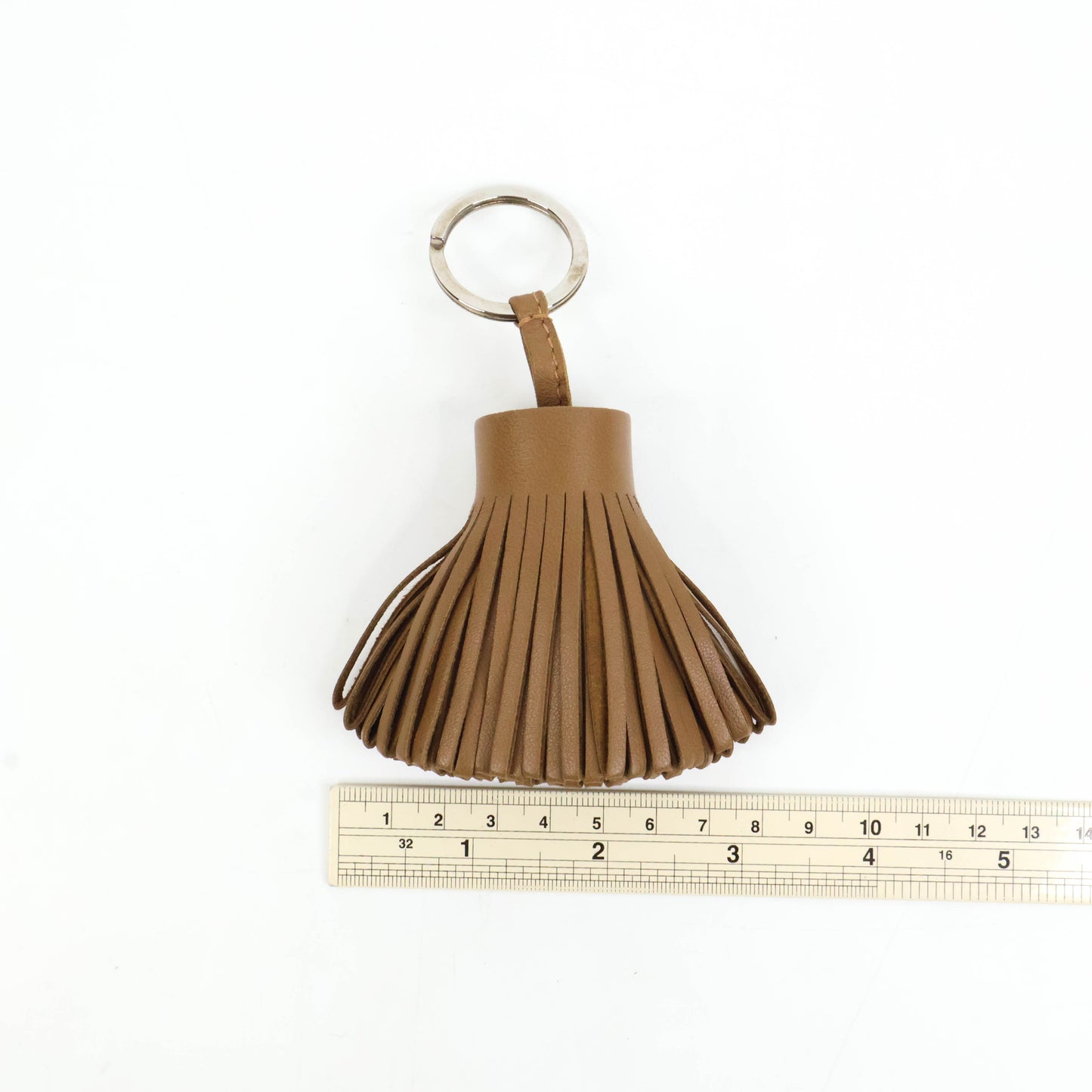 Hermes Carmen Key Ring Brown