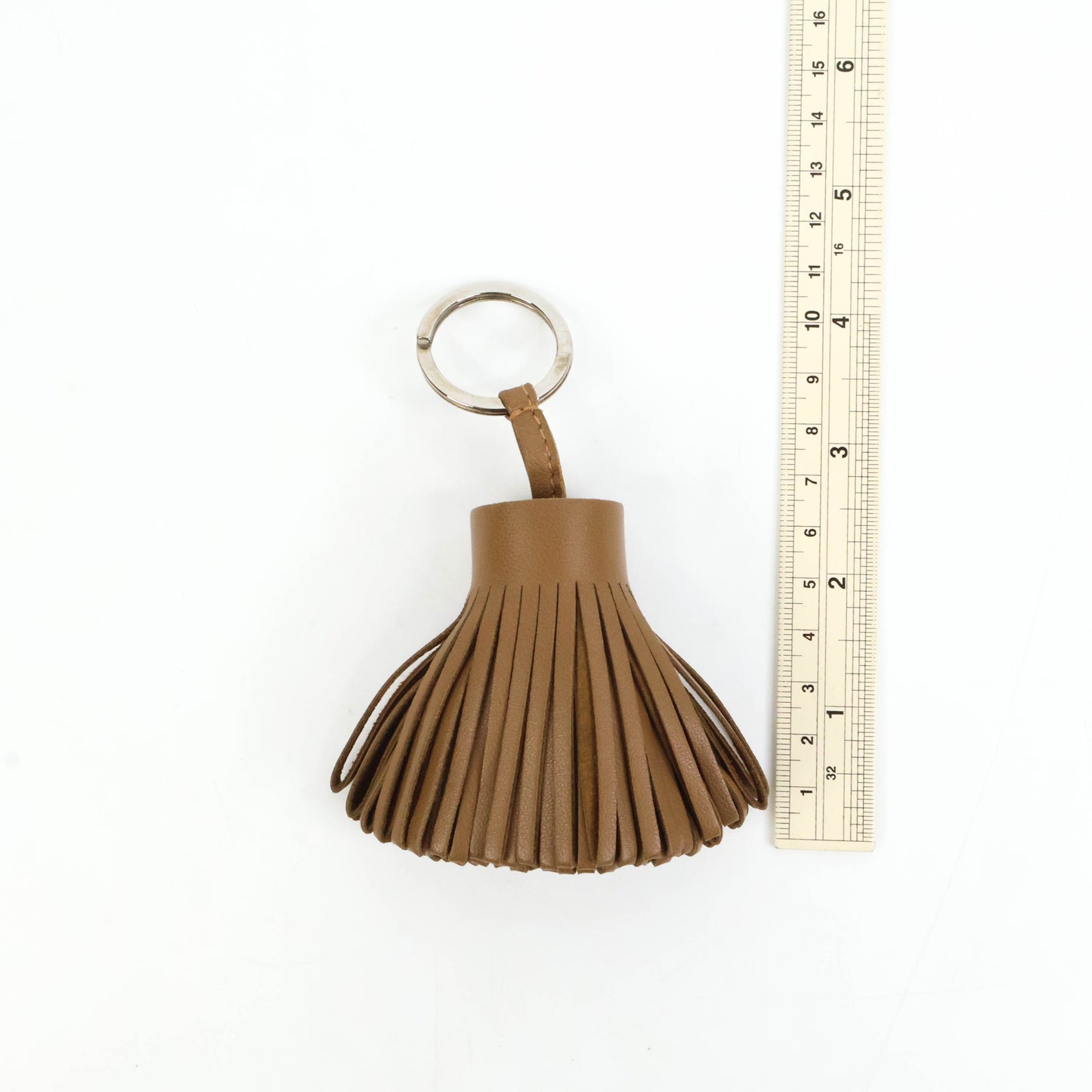 Hermes Carmen Key Ring Brown