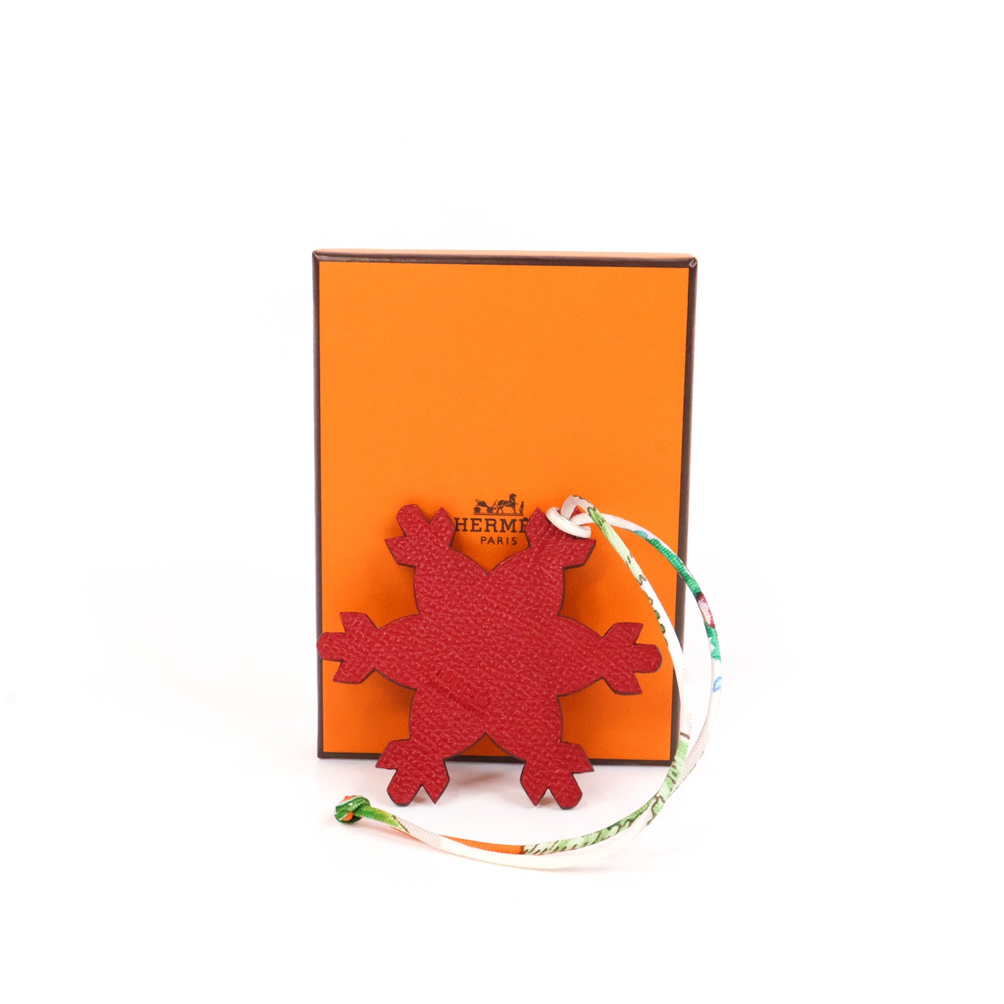 Hermes Petit Charm Snowflake Red/Black