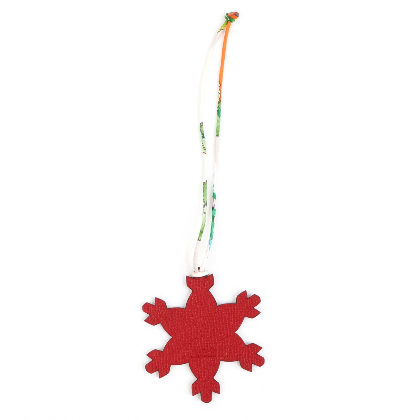 Hermes Petit Charm Snowflake Red/Black