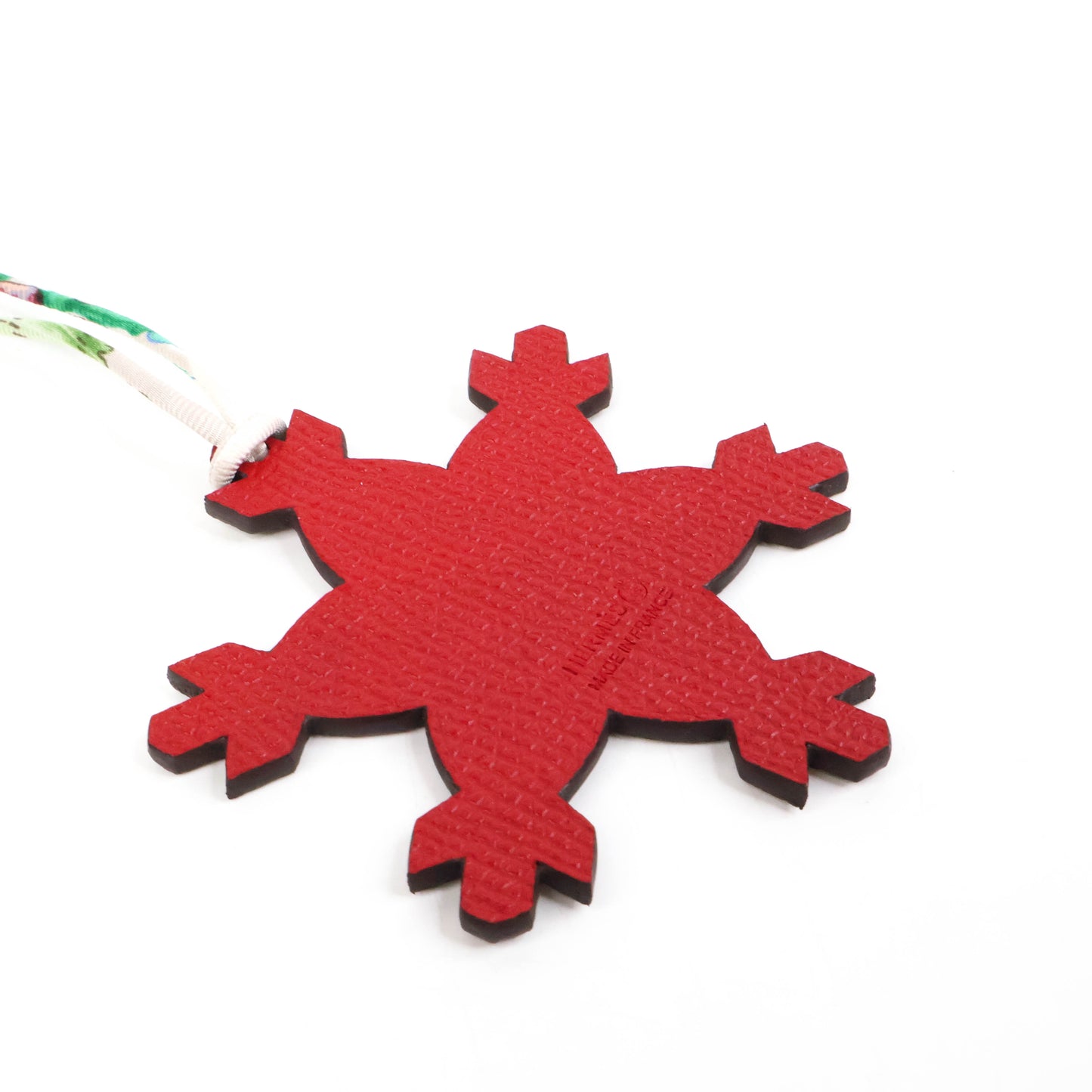 Hermes Petit Charm Snowflake Red/Black