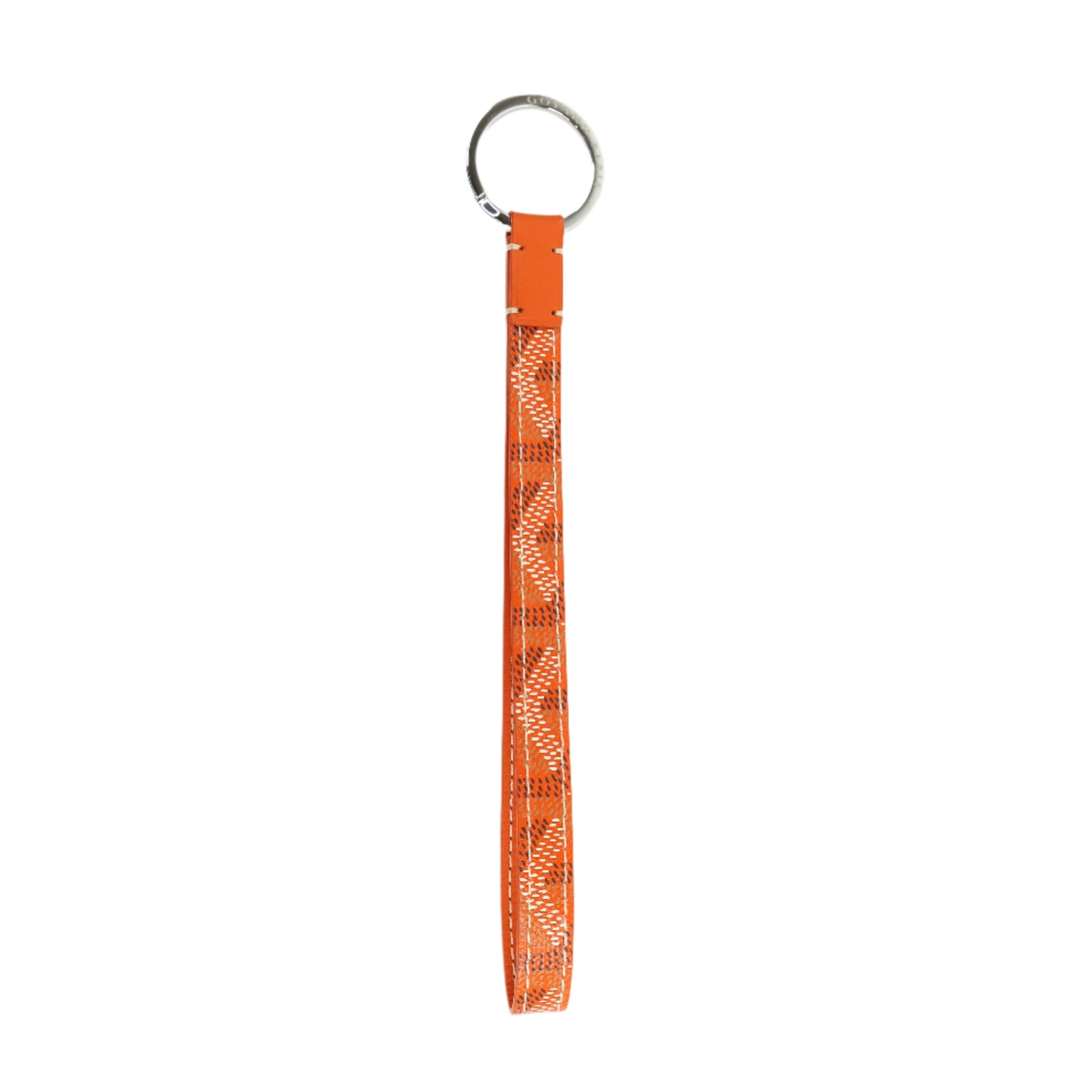Goyard Strap Keyring Orange