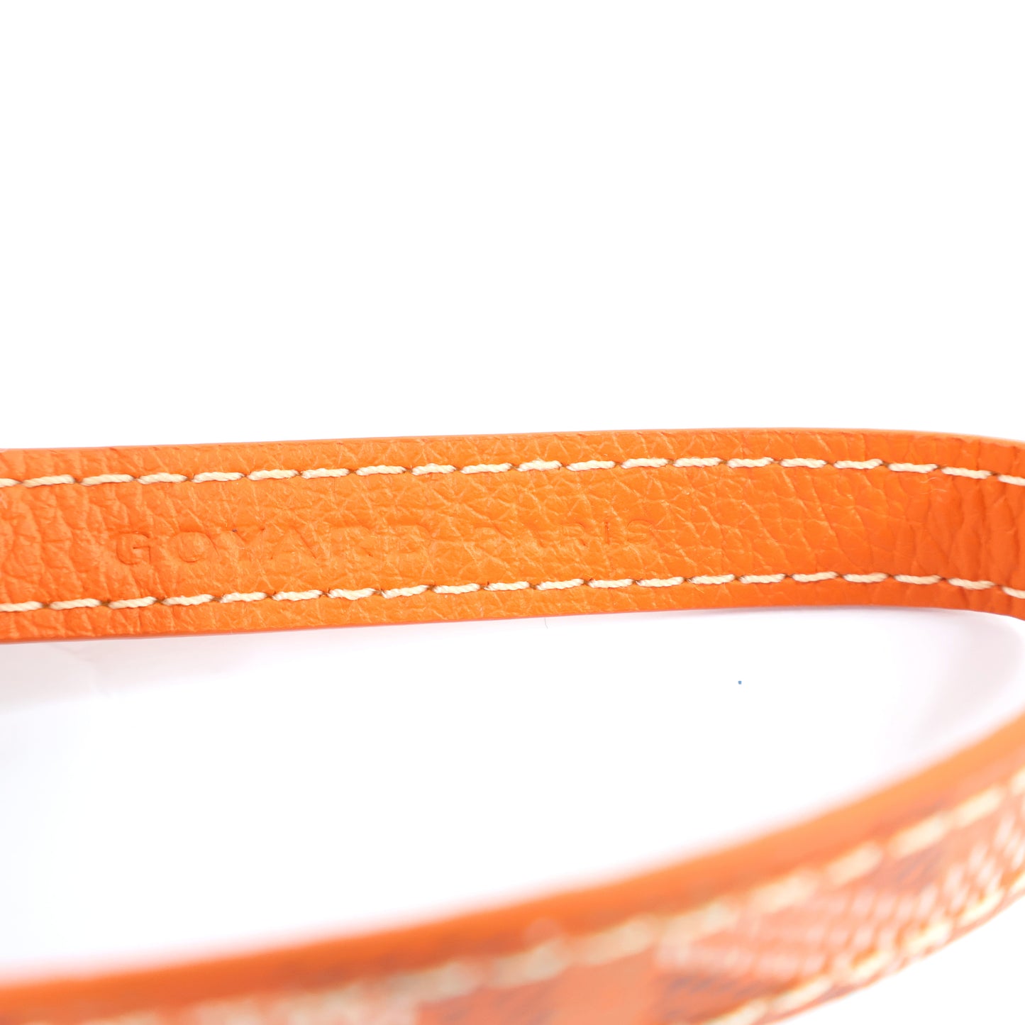 Goyard Strap Keyring Orange