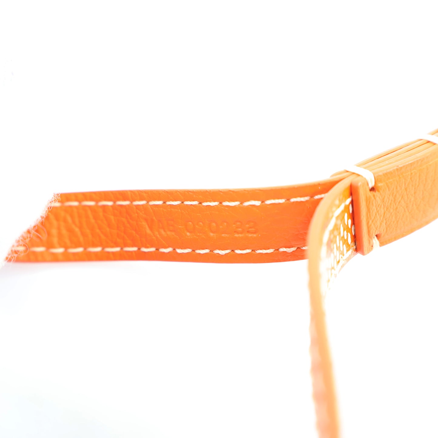 Goyard Strap Keyring Orange
