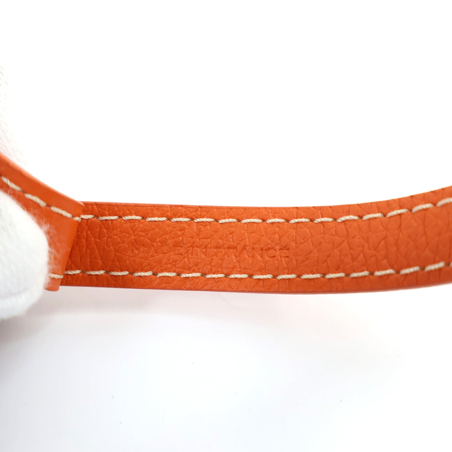 Goyard Strap Keyring Orange