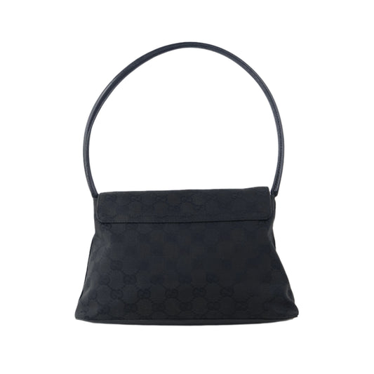 Gucci Shoulder Bag Canvas Black