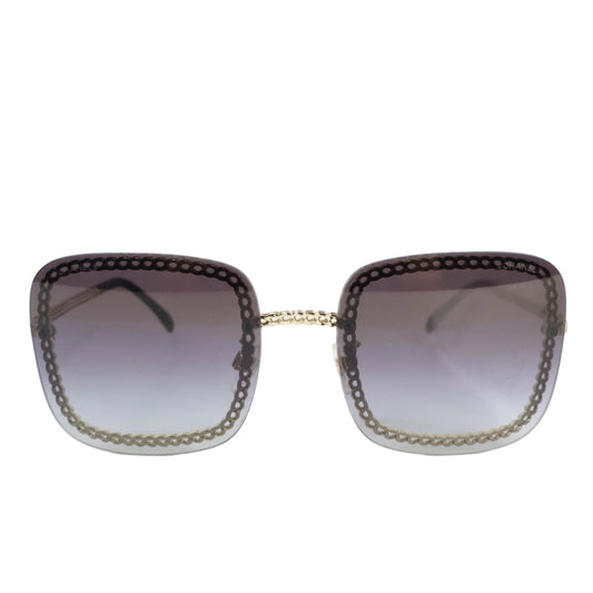Chanel Sunglasses Chain Gold