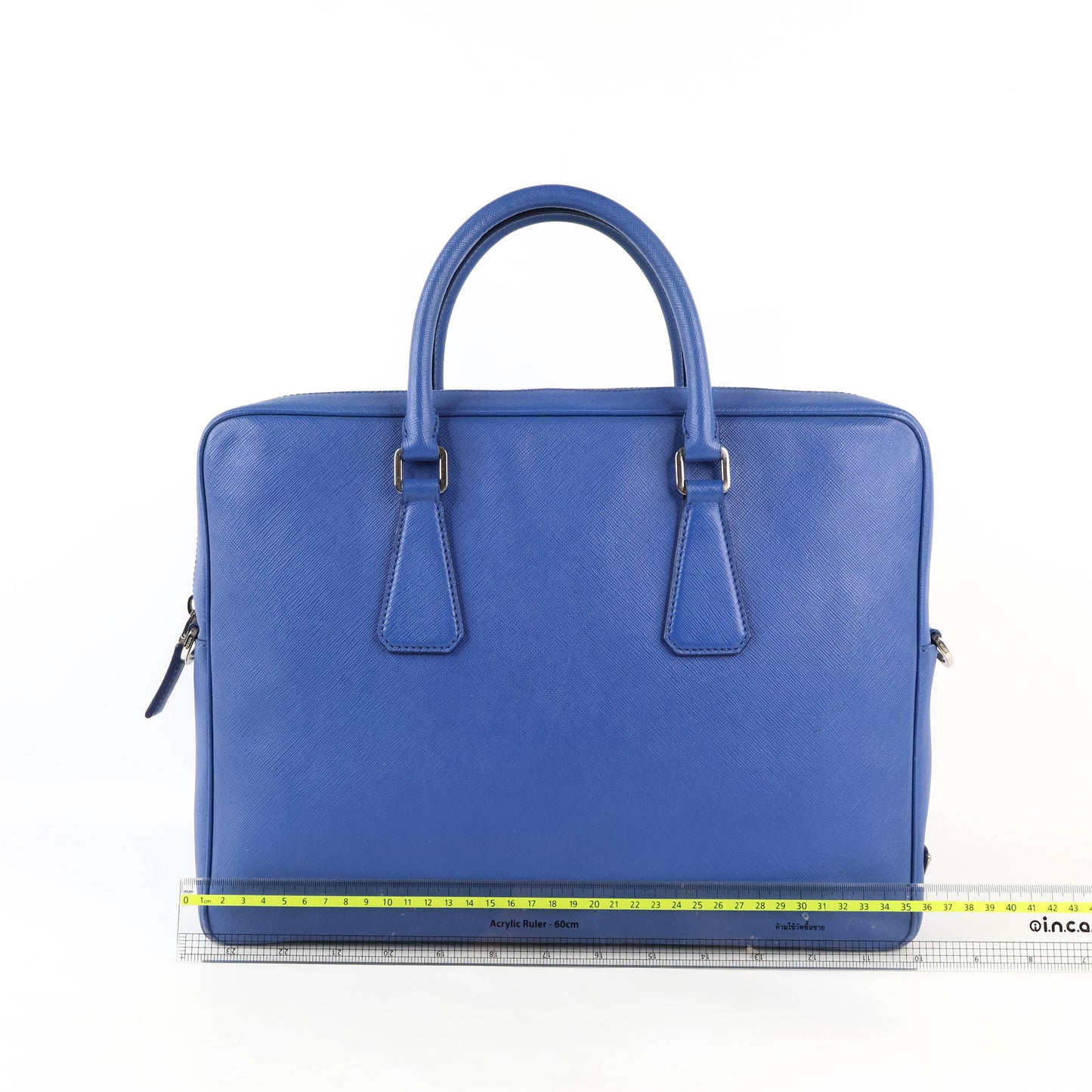 Prada Briefcase Saffiano Blue