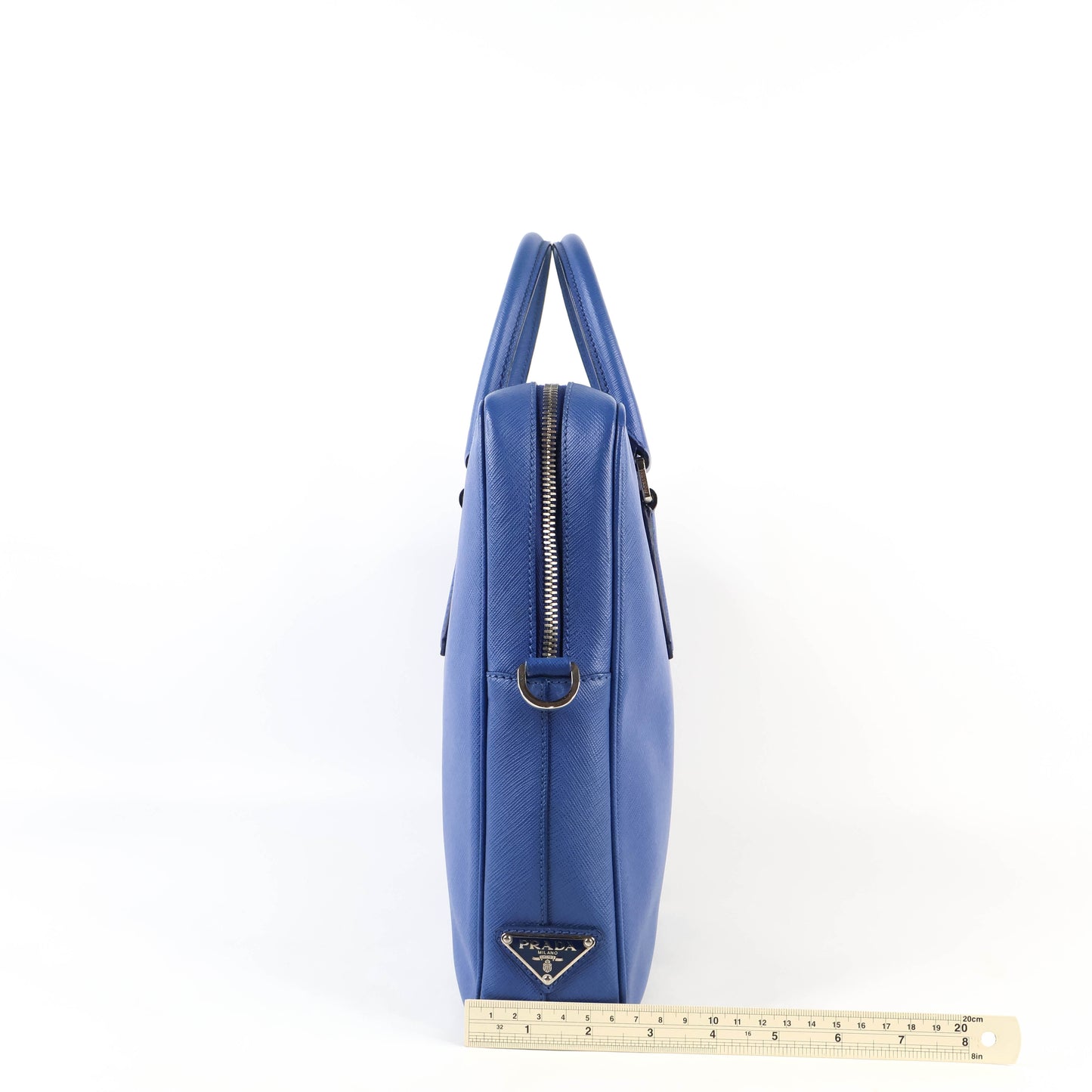 Prada Briefcase Saffiano Blue