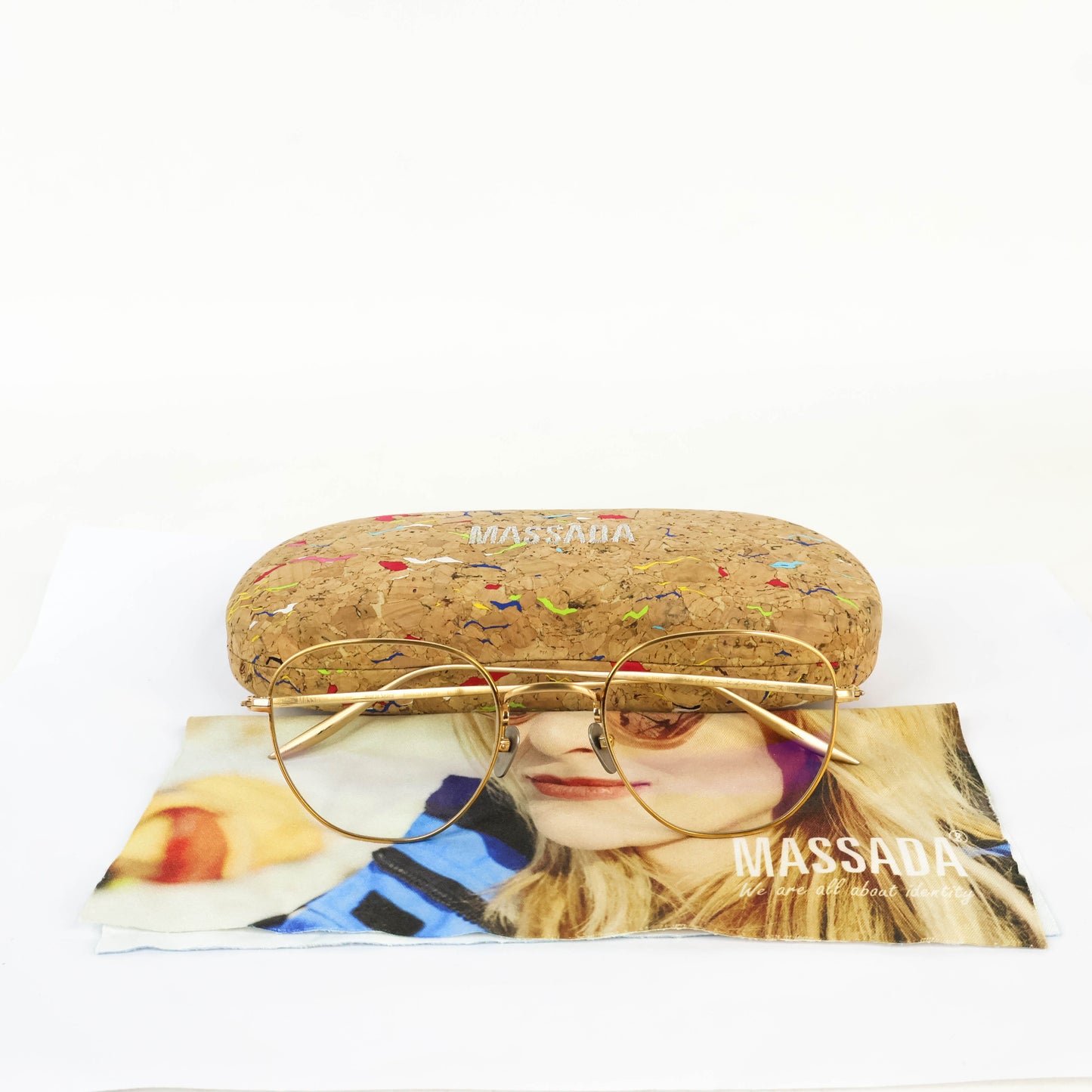 Massada Glasses Frame Gold