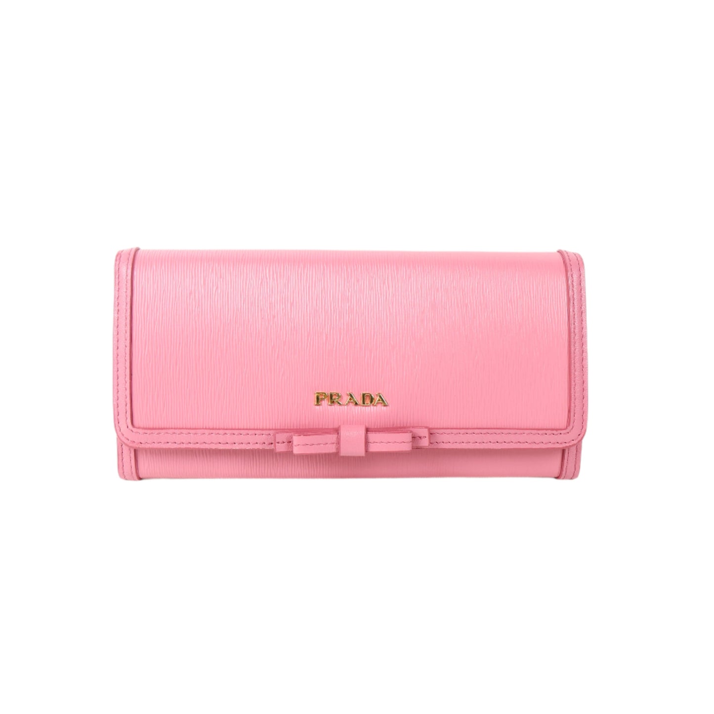 Prada Long Wallet Bow Geranio
