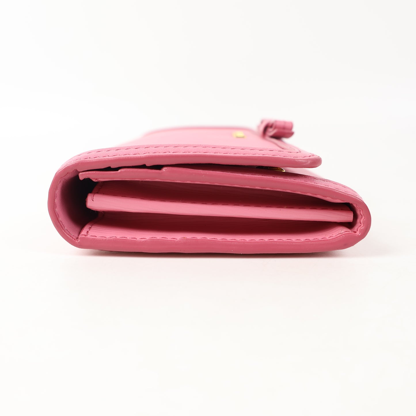 Prada Long Wallet Bow Geranio