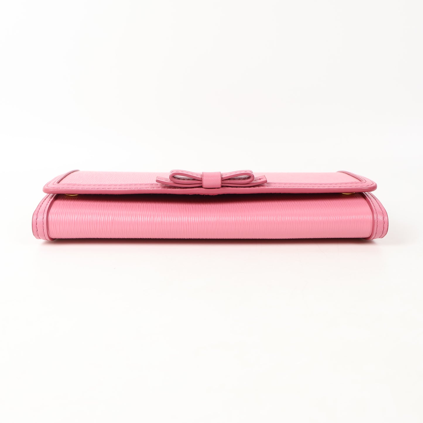 Prada Long Wallet Bow Geranio