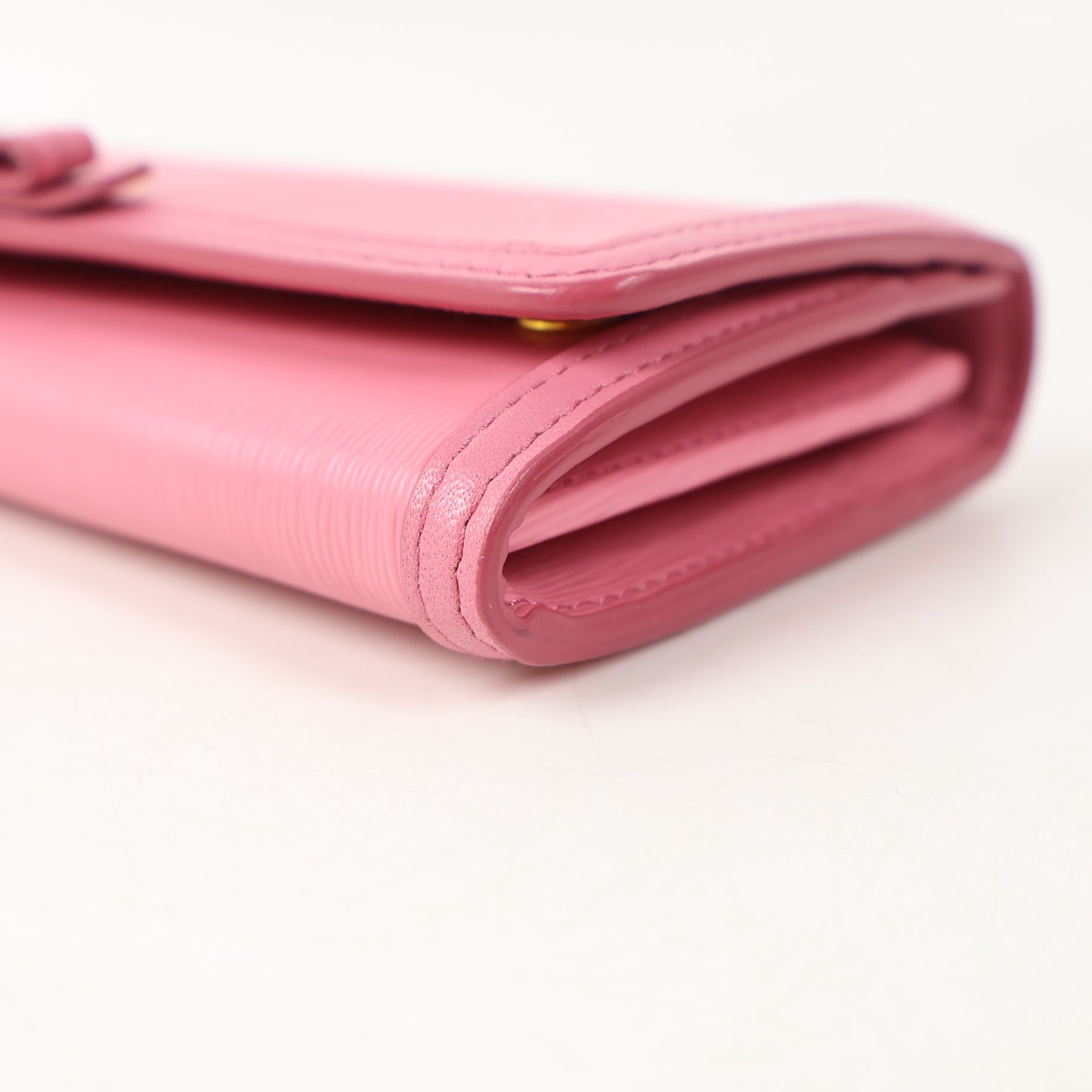 Prada Long Wallet Bow Geranio