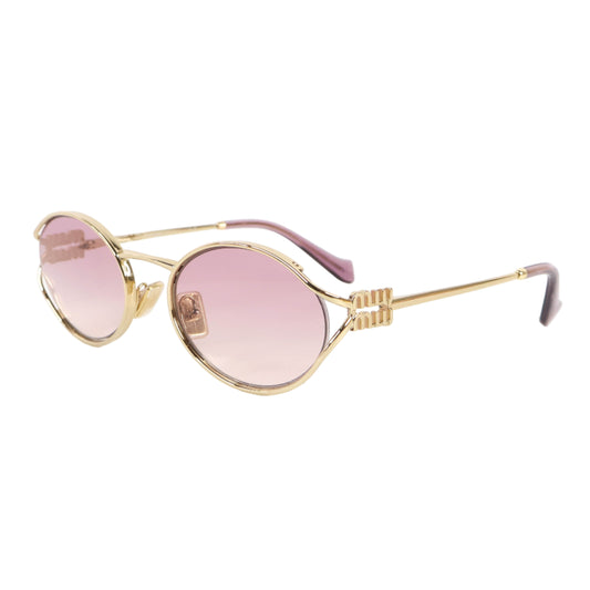 Miu Miu Sunglasses Gold Frame Violet