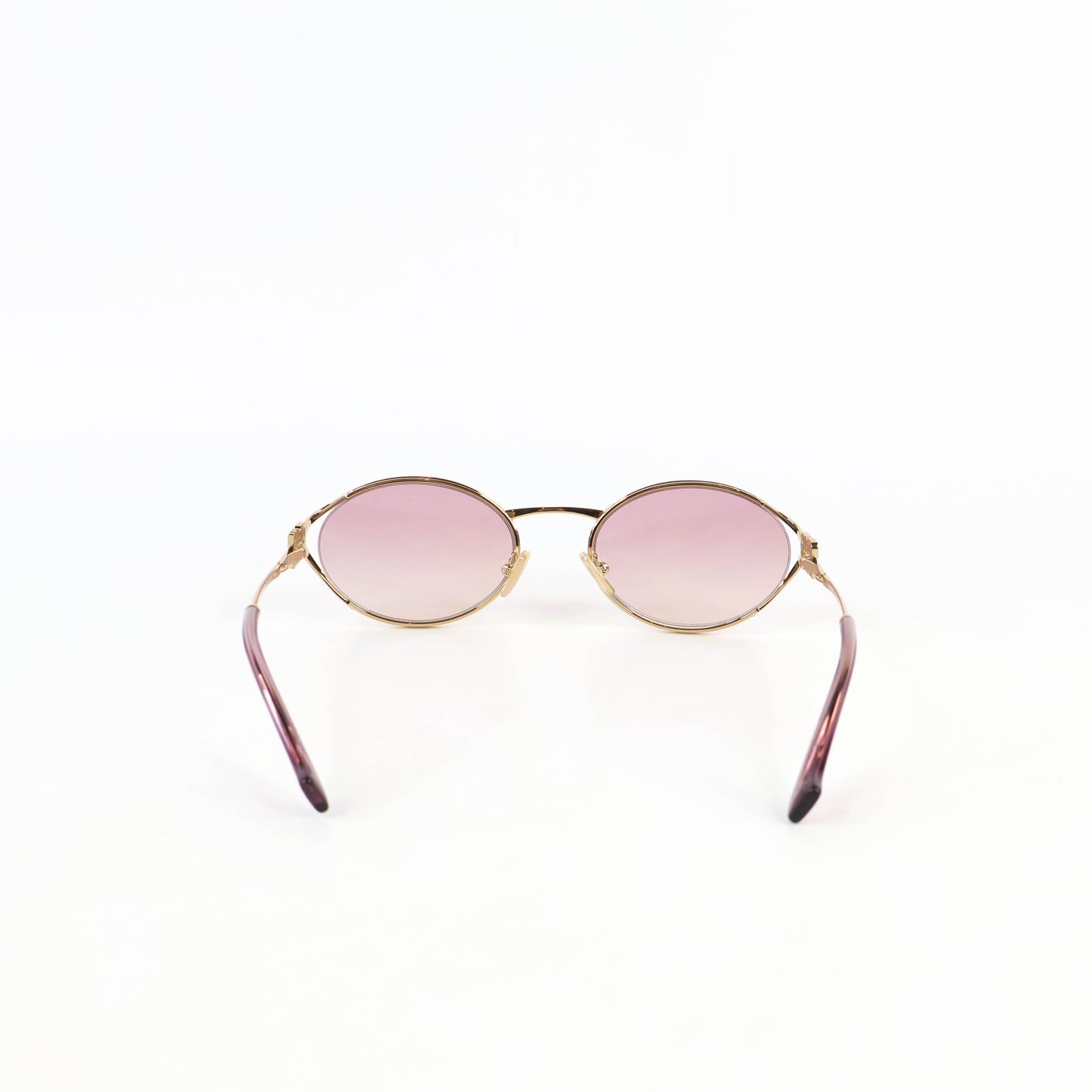Miu Miu Sunglasses Gold Frame Violet