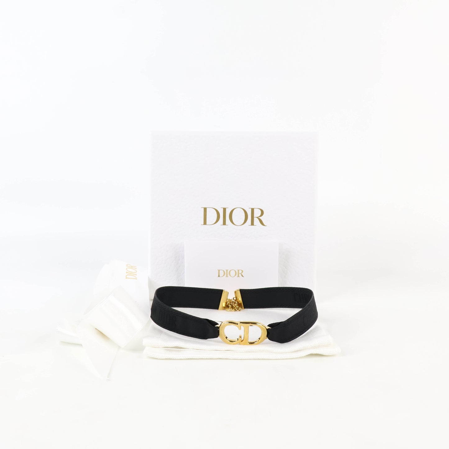 Christian Dior Choker Black/Gold