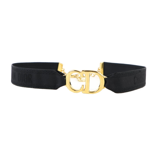 Christian Dior Choker Black/Gold