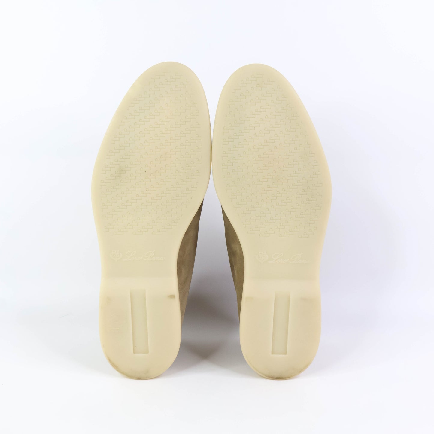 Loro Piana Open Walk Ankle Boots Suede Sandstone 42