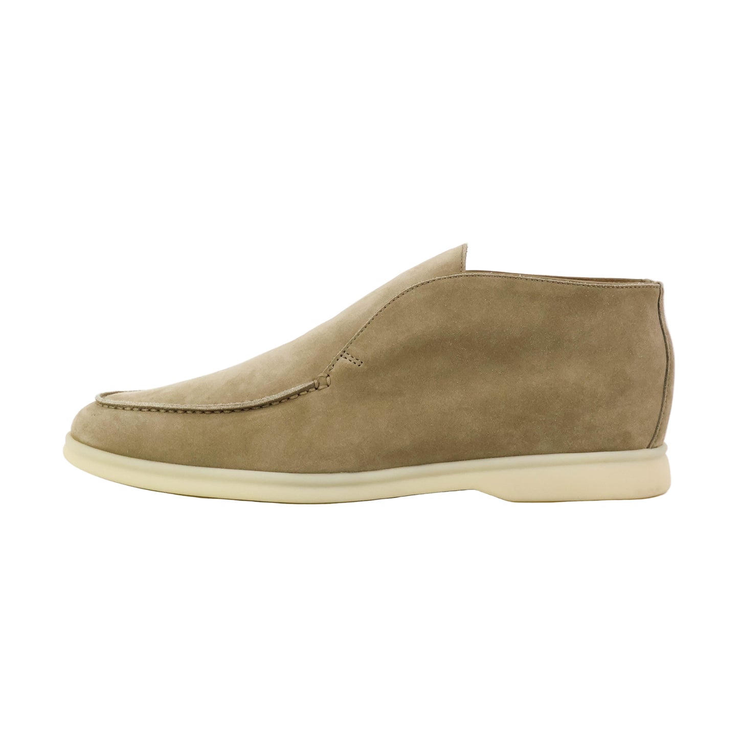 Loro Piana Open Walk Ankle Boots Suede Sandstone 42
