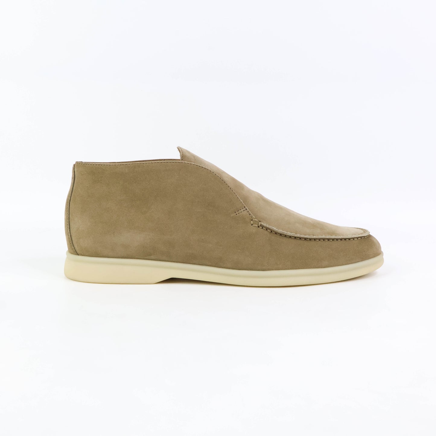 Loro Piana Open Walk Ankle Boots Suede Sandstone 42