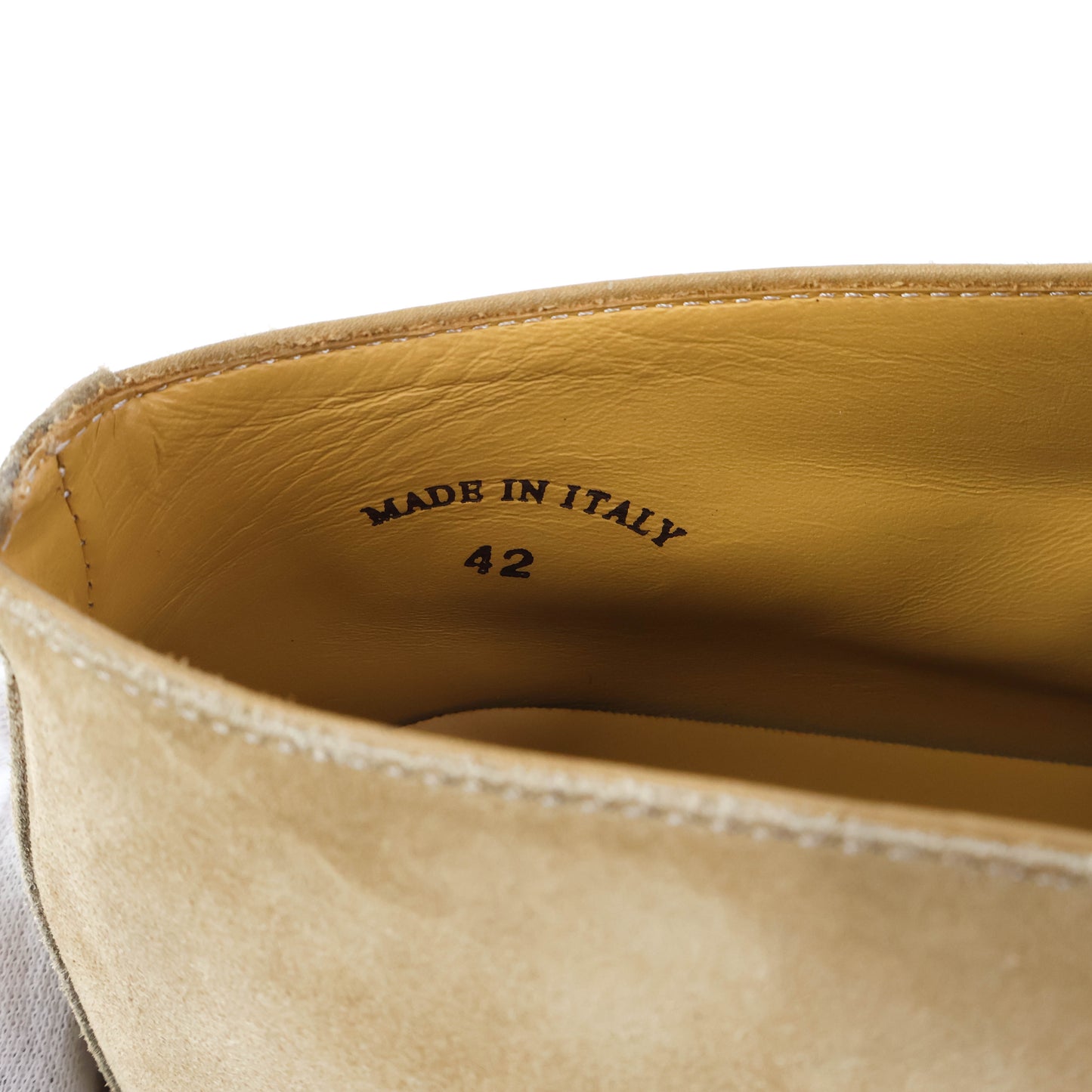 Loro Piana Open Walk Ankle Boots Suede Sandstone 42