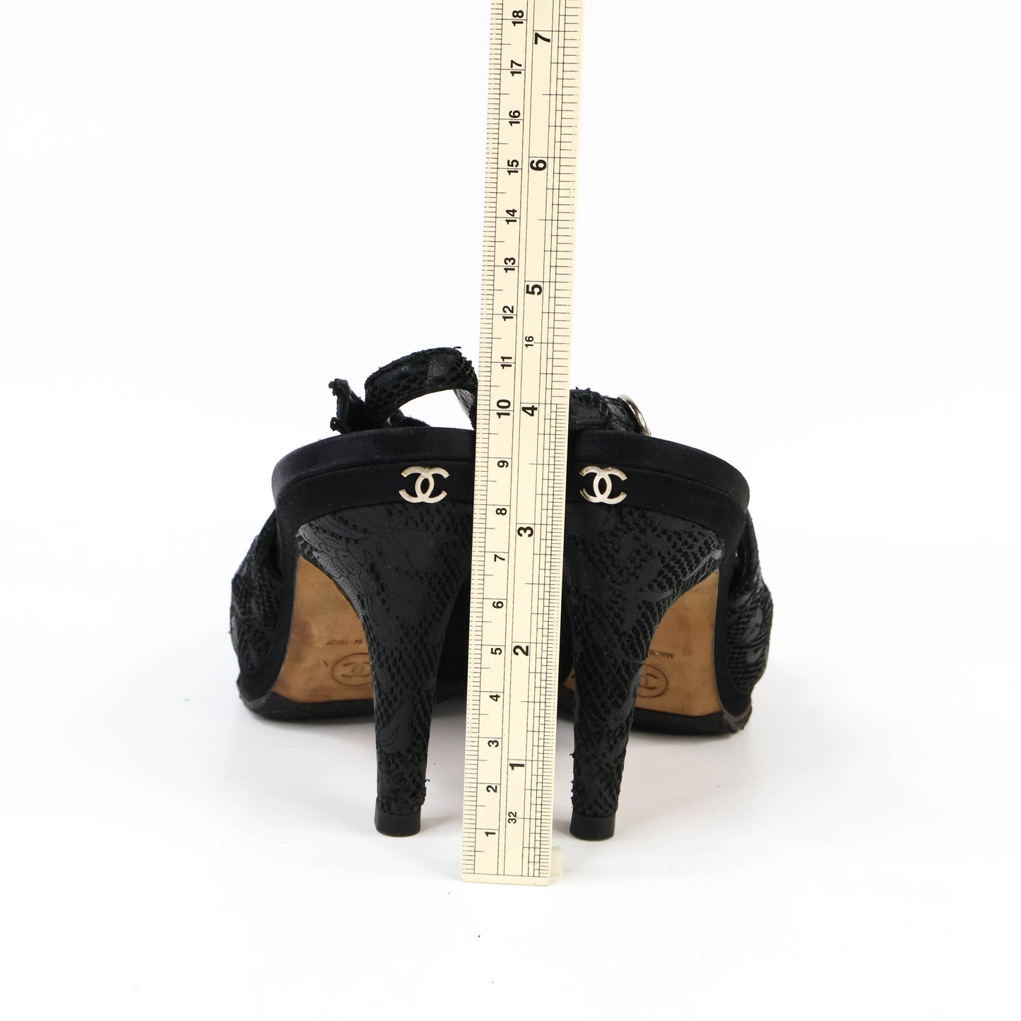 Chanel Sling Back Pumps Black size 38