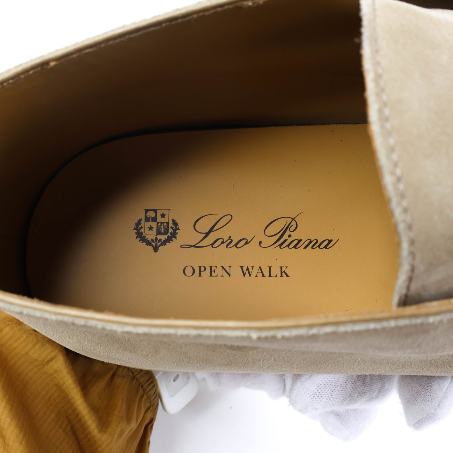 Loro Piana Open Walk Ankle Boots Suede Sandstone 42