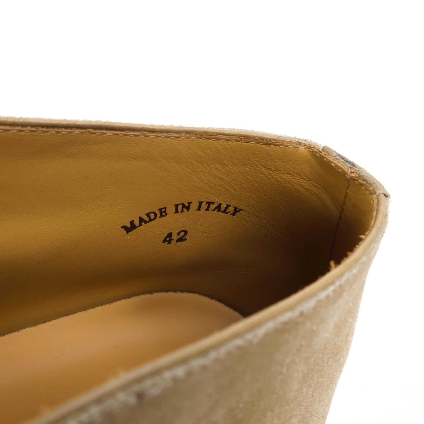 Loro Piana Open Walk Ankle Boots Suede Sandstone 42