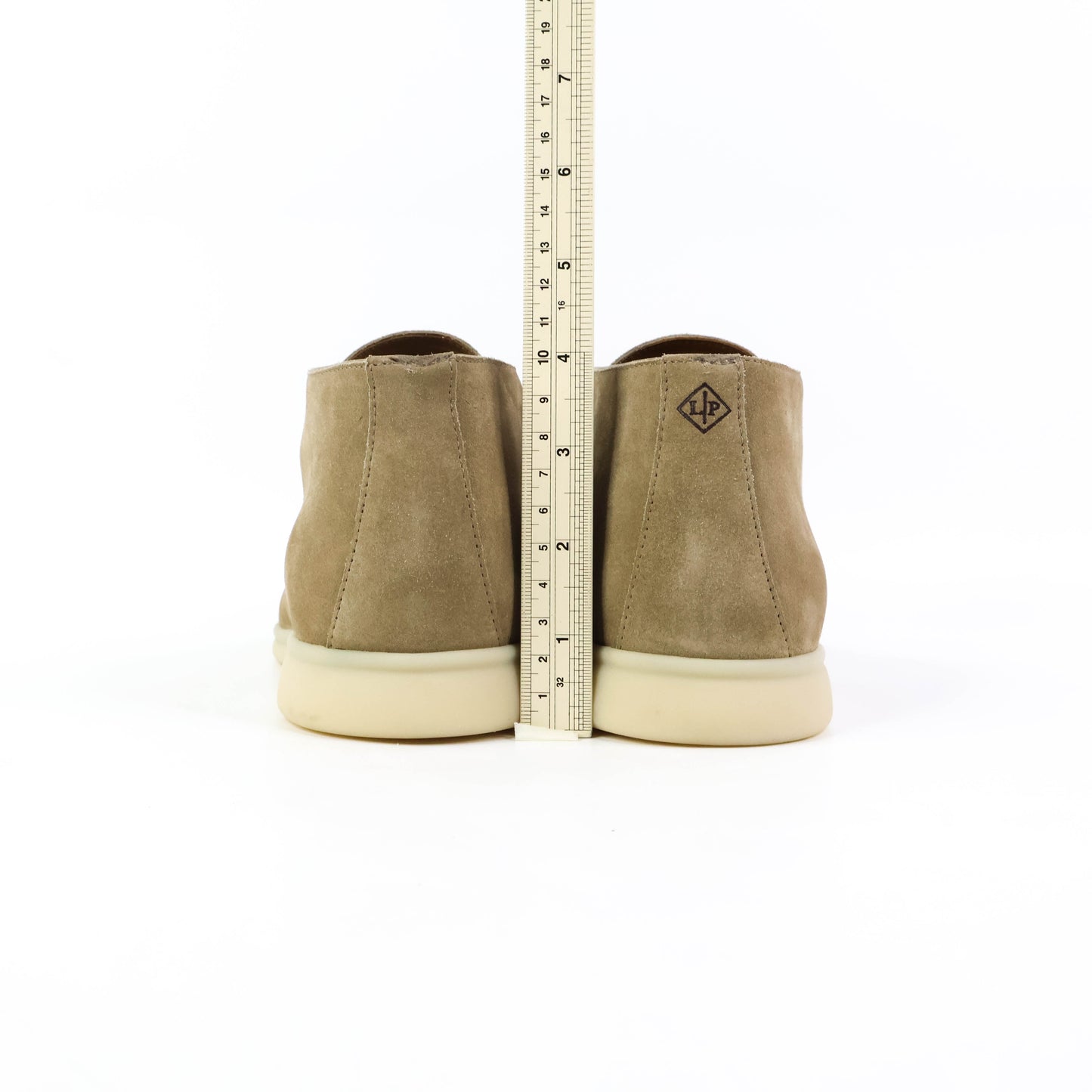 Loro Piana Open Walk Ankle Boots Suede Sandstone 42