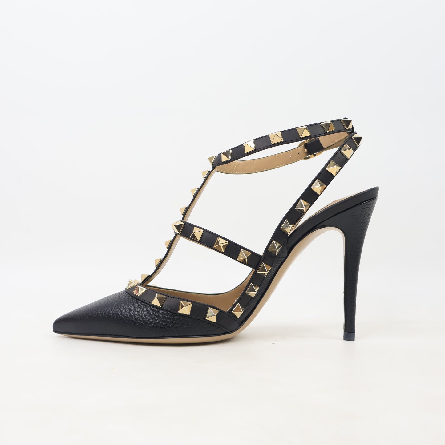 Valentino Heels Rockstud Black 37.5