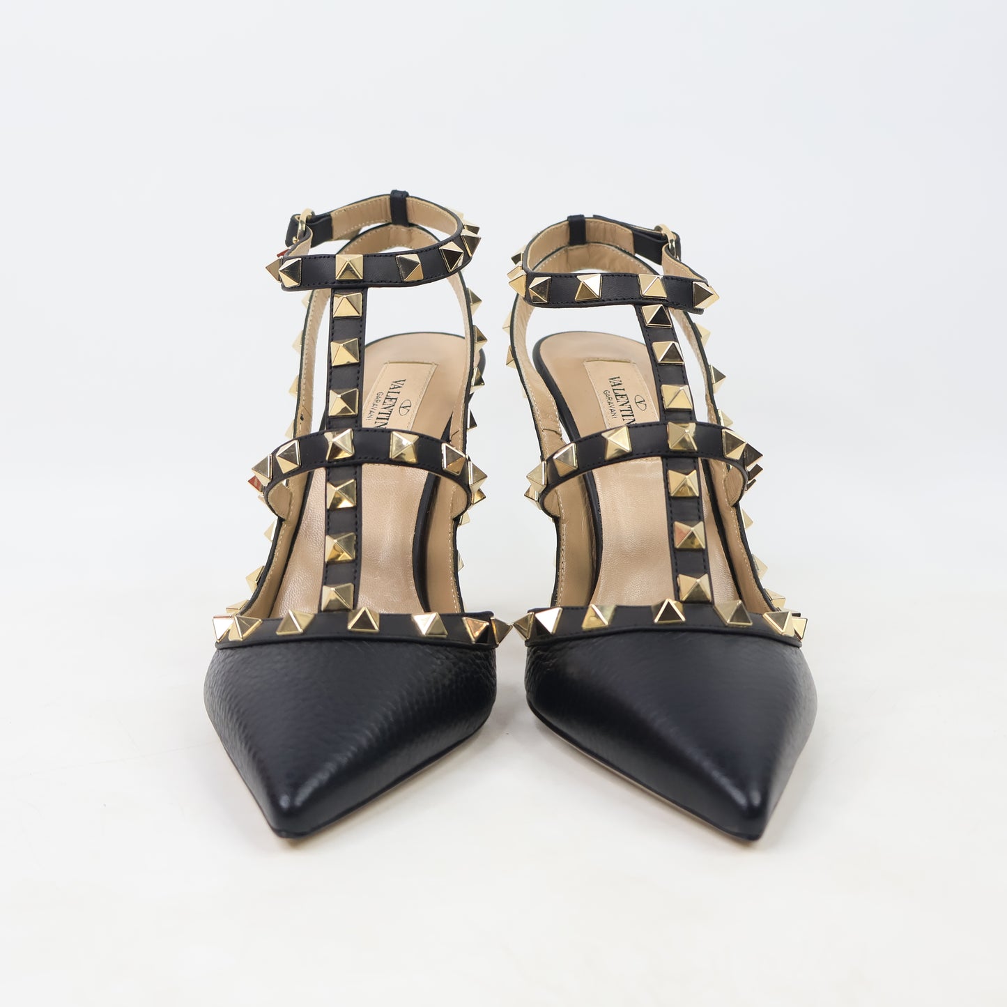 Valentino Heels Rockstud Black 37.5