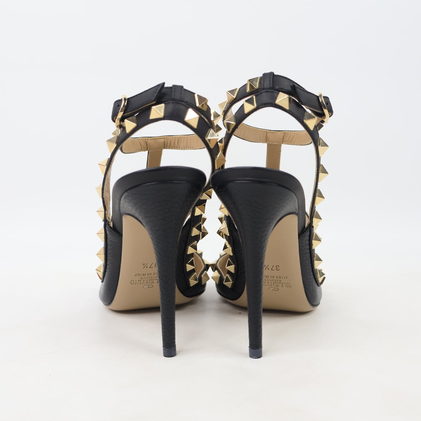 Valentino Heels Rockstud Black 37.5