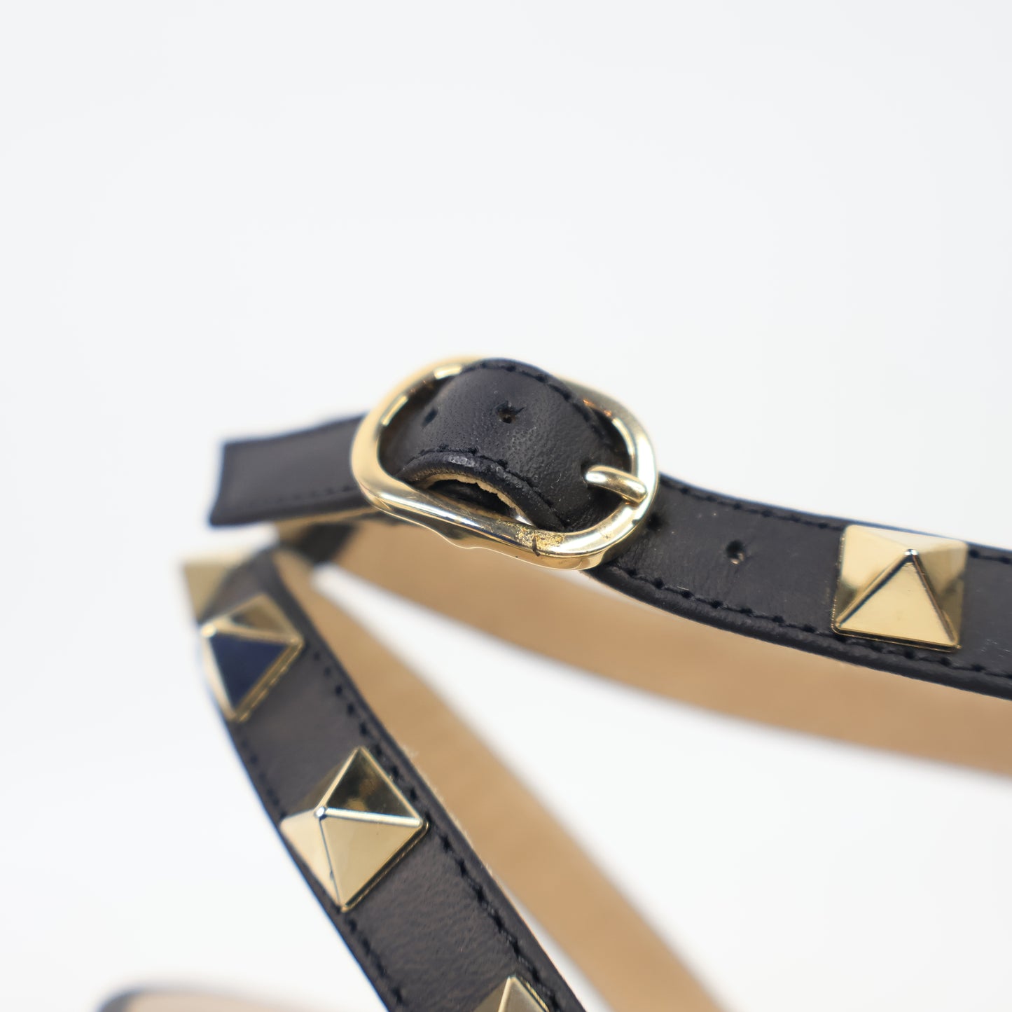 Valentino Heels Rockstud Black 37.5