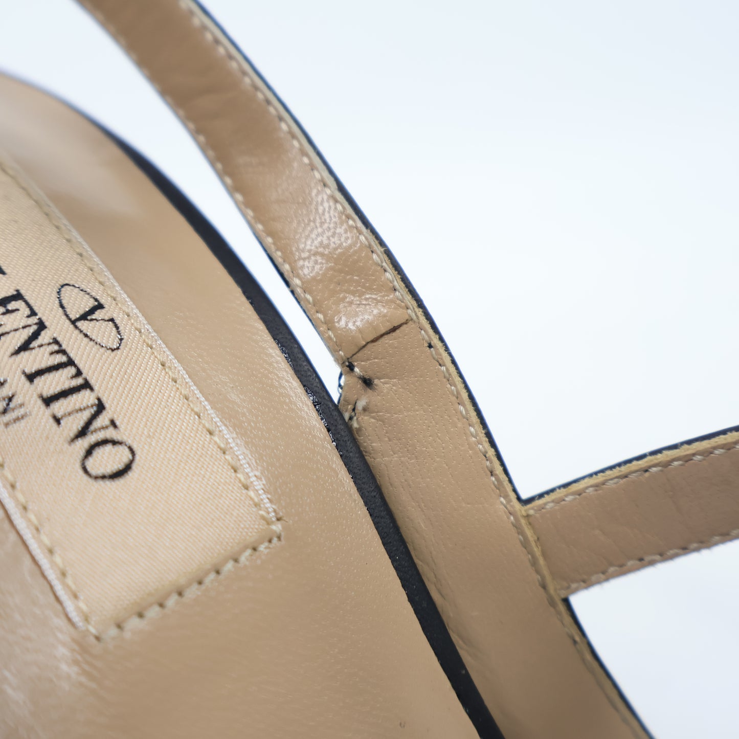 Valentino Heels Rockstud Black 37.5