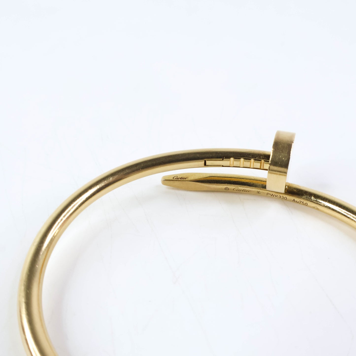 Cartier Juste Un Clou Bracelet Yellow Gold Size 16