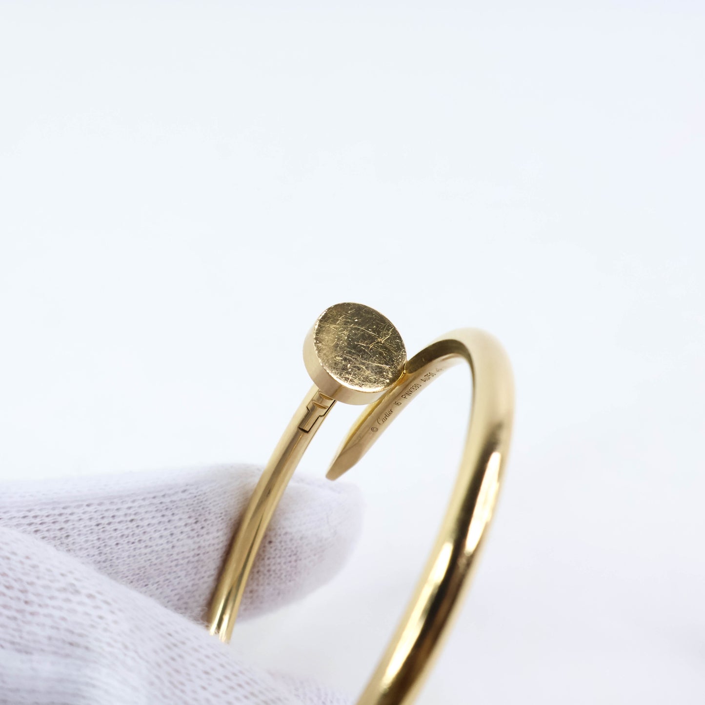 Cartier Juste Un Clou Bracelet Yellow Gold Size 16