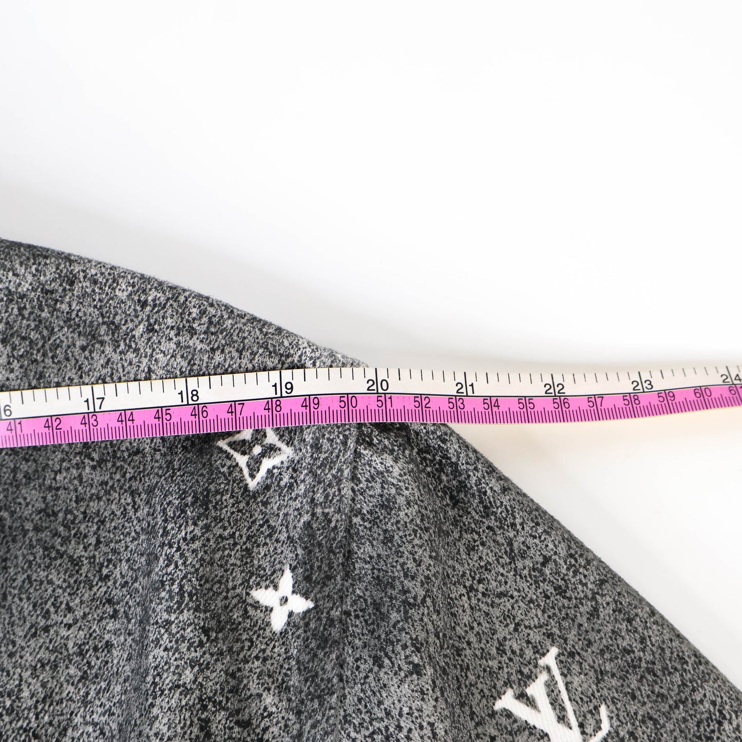 Louis Vuitton Jacket Grey White Denim Monogram