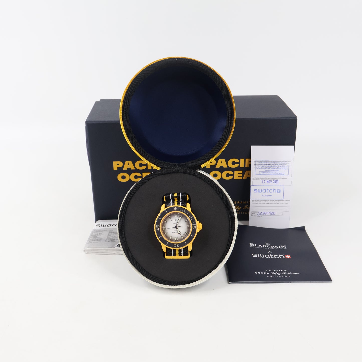 Swatch x Blancpain Watch Arctic Ocean Yellow