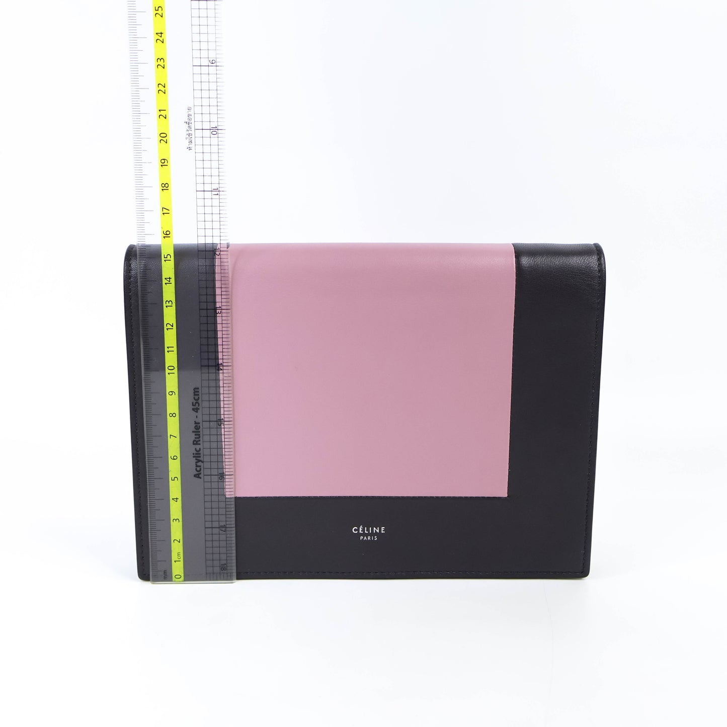 Celine Evening Clutch on Chain Liquorice Lantique