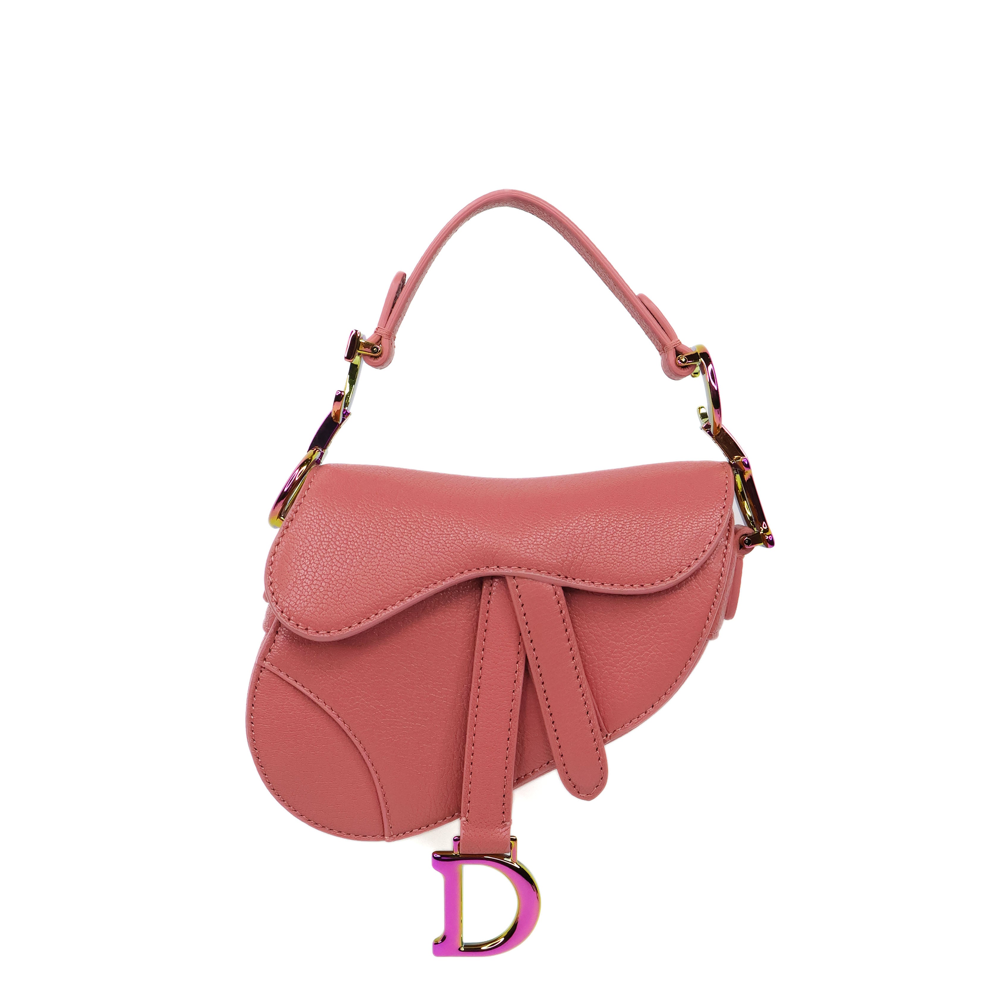 Christian Dior Saddle Micro Pink – brandloverbangkok.com