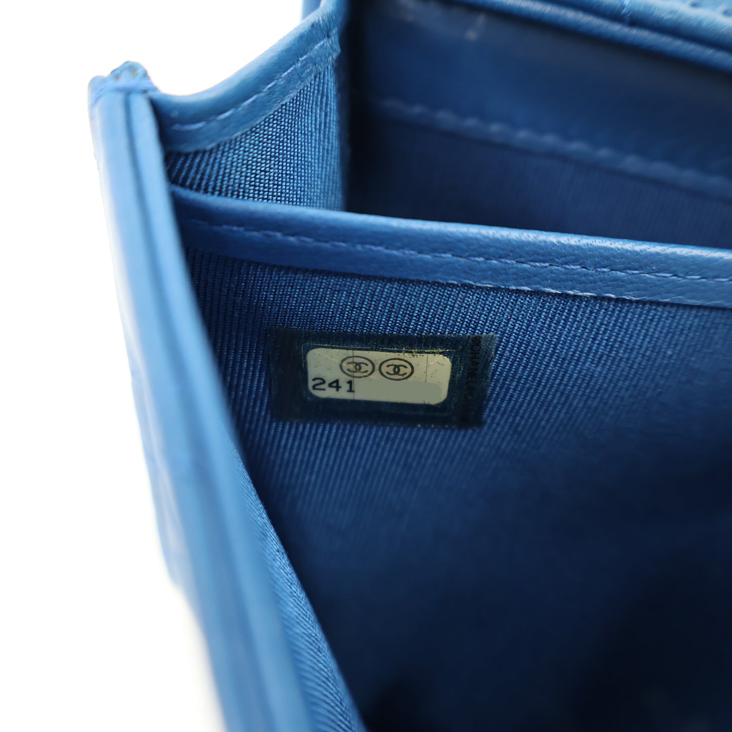 Chanel Classic Long Wallet Blue