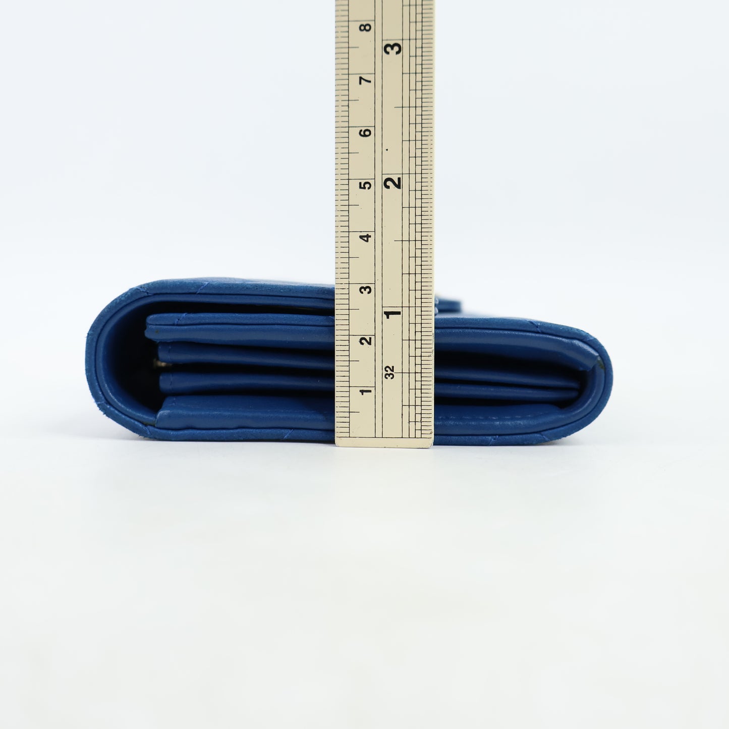 Chanel Classic Long Wallet Blue